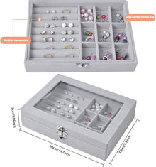 Velvet Jewelry Storage Box