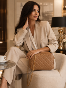 Aura Crossbody - Beige