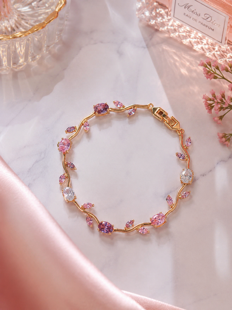 CLT Tulip Bracelet - Pink Lavender White