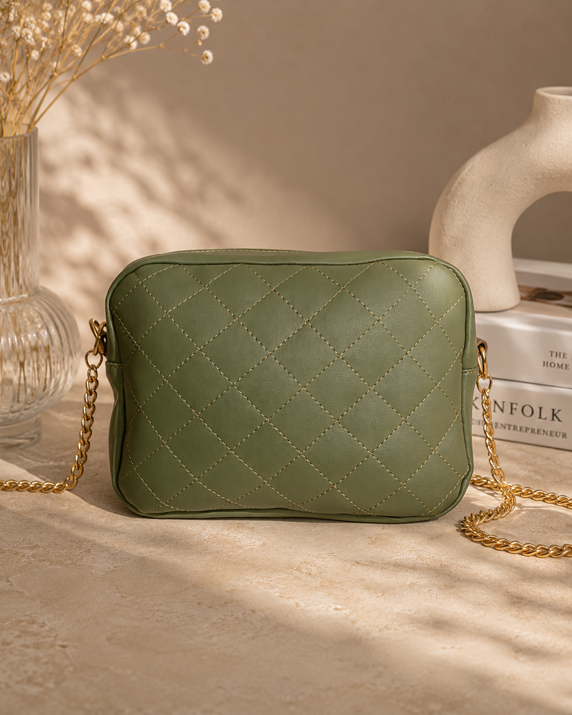 Aura Crossbody - Olive Green