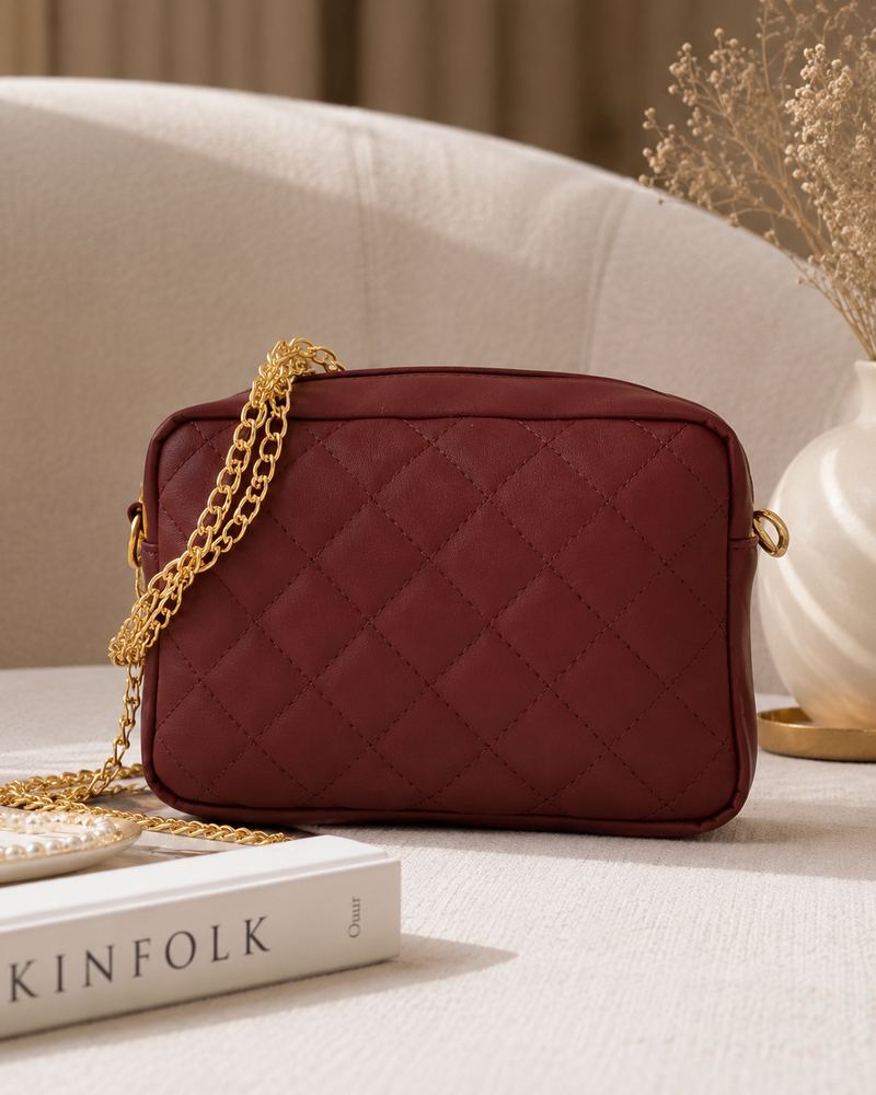 Aura Crossbody - Maroon