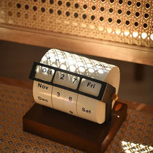 Retro Wooden Perpetual Calendar