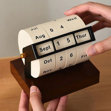 Retro Wooden Perpetual Calendar